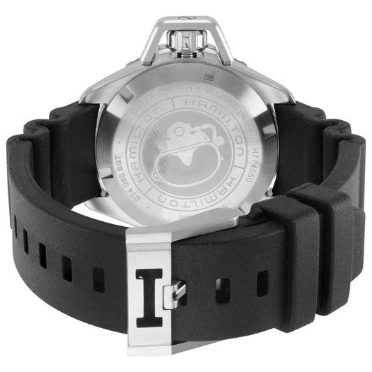 Khaki Navy Frogman 41mm Green Dial H77455360