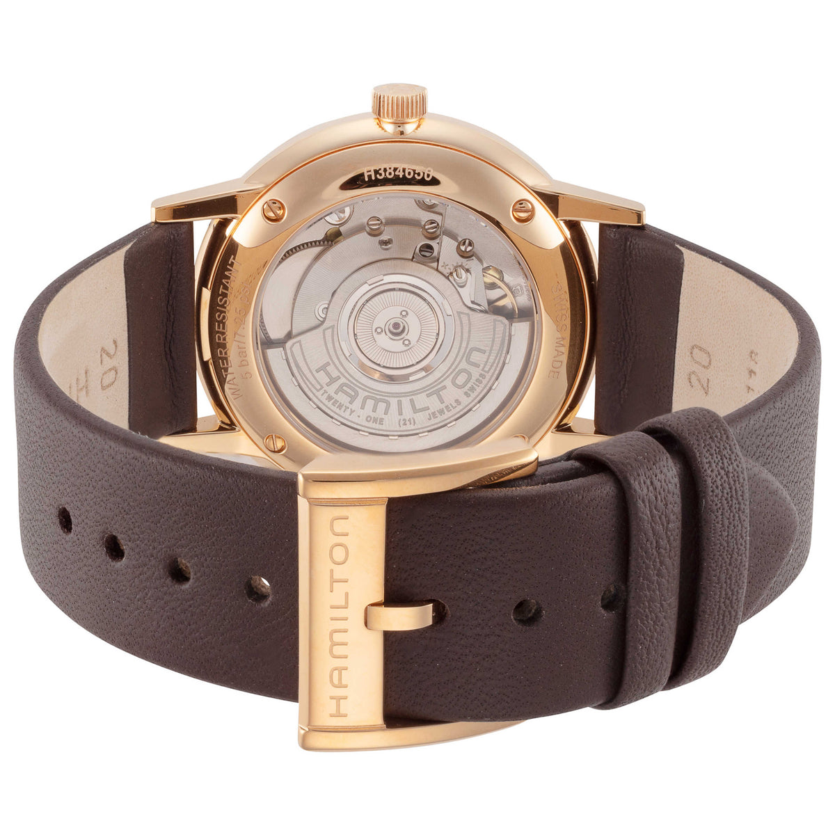 Hamilton American Classic Intra-Matic 38mm Brown Dial H38465501