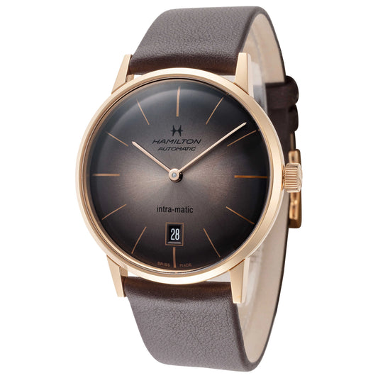 Hamilton American Classic Intra-Matic 38mm Brown Dial H38465501