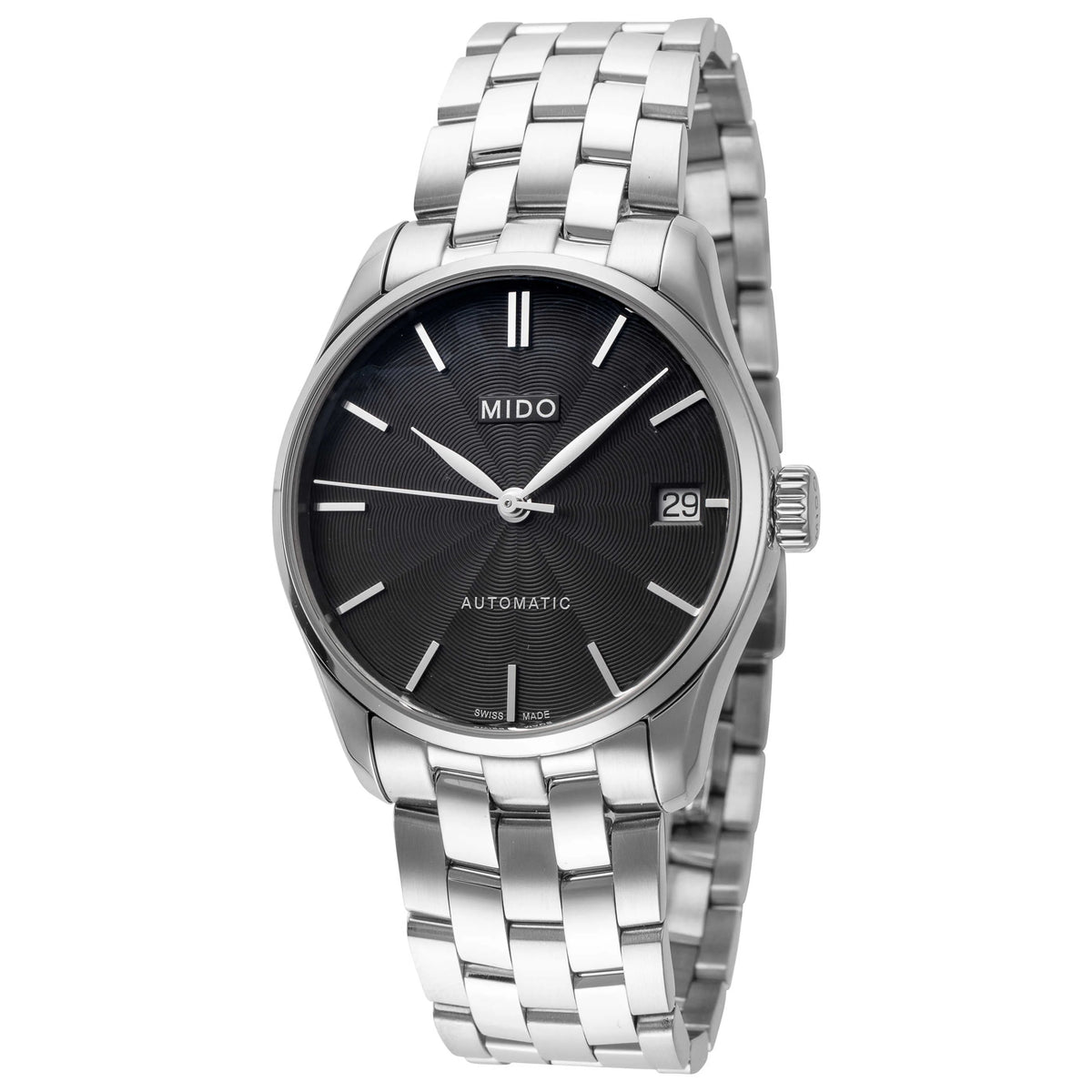 Mido Belluna II 33mm Dark Grey Dial