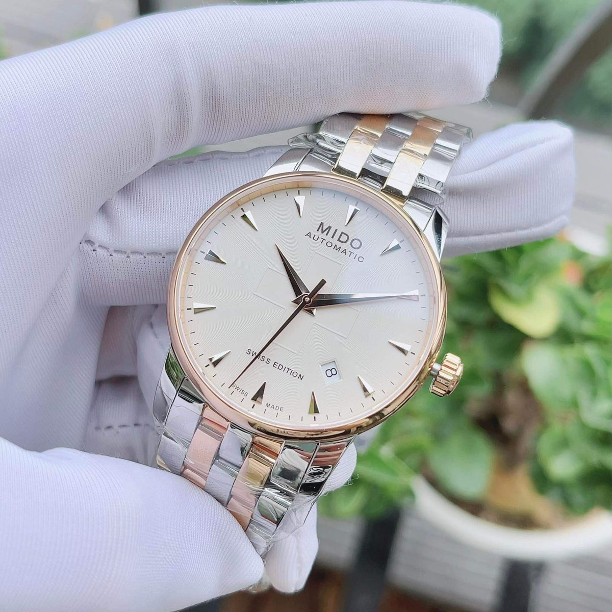 Mido Baroncelli II 38mm Ivory Dial M86009S71