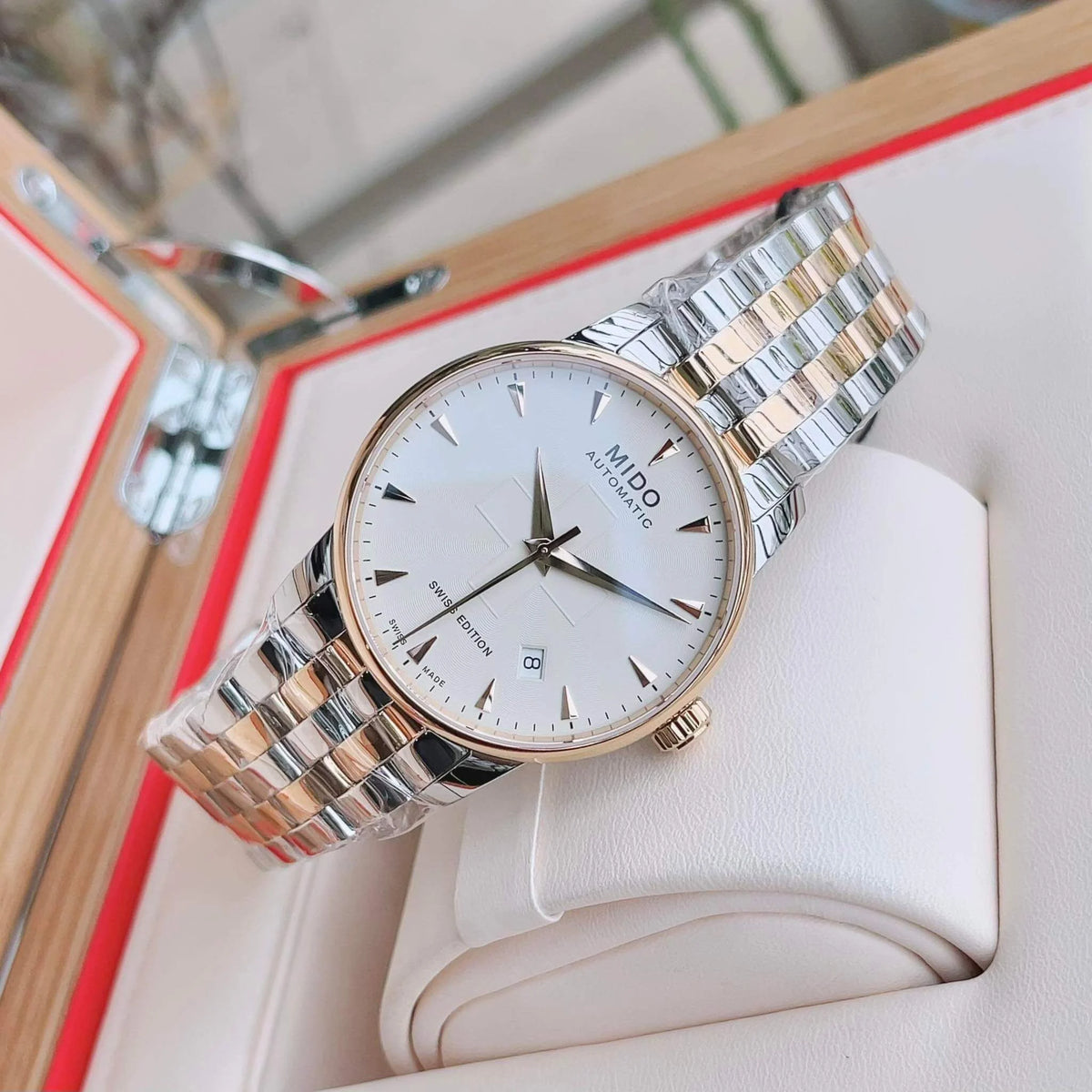 Mido Baroncelli II 38mm Ivory Dial M86009S71